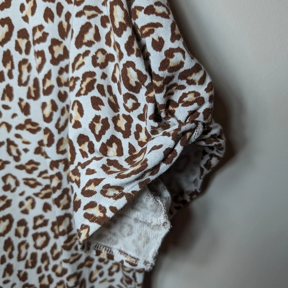 Nine West Animal Print Leopard Shift  T Shirt Dress XXL Plus Size - Picture 6 of 10